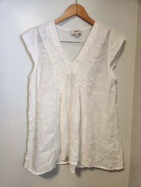 Sauths 100% Gauzy Linen Top